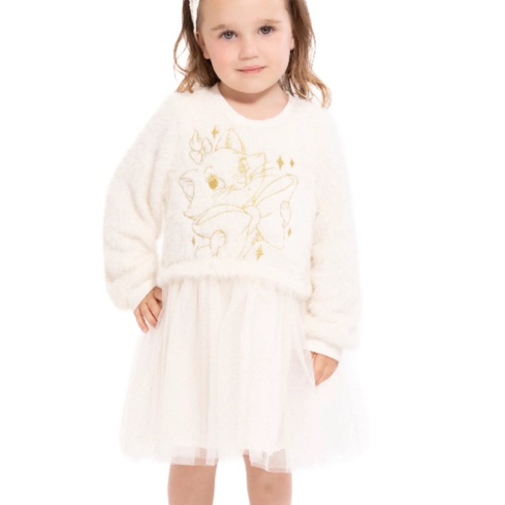 NEW-DISNEYS MARIE TUTU DRESS WITH ASTROCATS EMBROIDERY